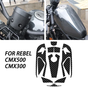 CMX500 de Moto 2D Carenagem de Fibra de Carbono Autocolante Kit Completo de Decoração Adesivos de Moto Corpo Adesivo para Rebeldes CMX 300 500