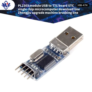 PL2303 módulo USB TTL conselho STC MCU programação de download de linha de PL2303HX Zhongjiu atualização pincel de linha de adaptador conversor modelo